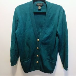 90s Vintage Oversize Slouchy Wool Cardigan